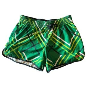 Nike‎ Plaid Green  Size Medium Not Lined Drawstring Shorts